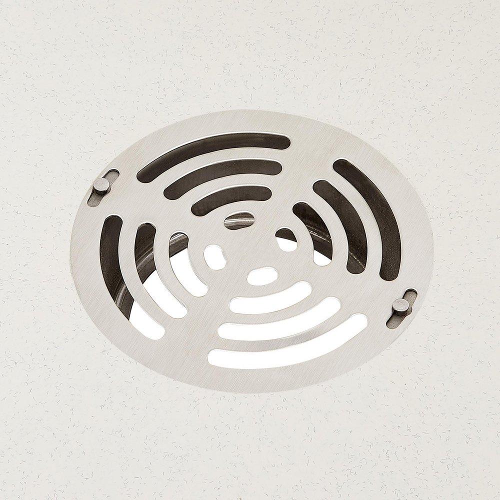 PROFLO® White 36 x 24 in. Mop Basin with Stainless Steel Drain 