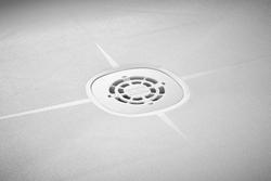 42 in. x 34 in. Shower Base with Center Drain in White
