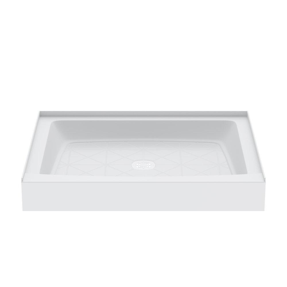 PROFLO&reg; White 34 in. Rectangle Shower Base in White 