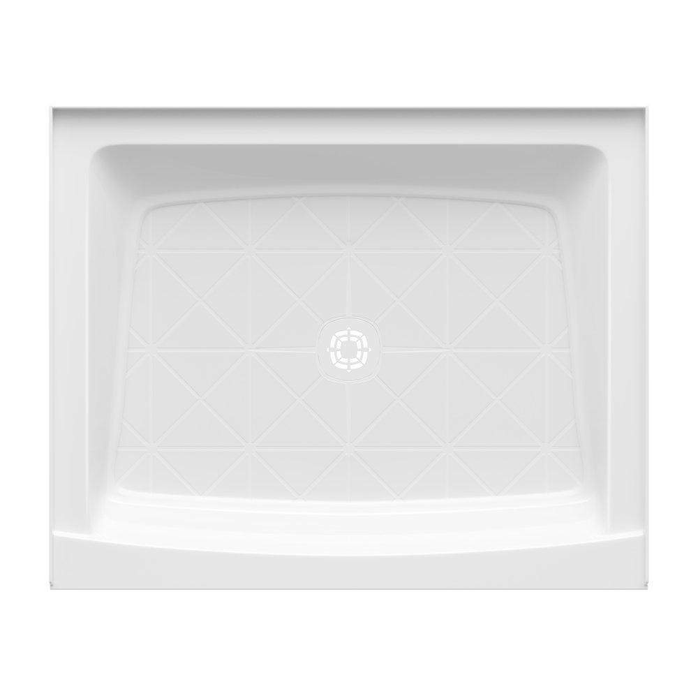 PROFLO&reg; White 34 in. Rectangle Shower Base in White 