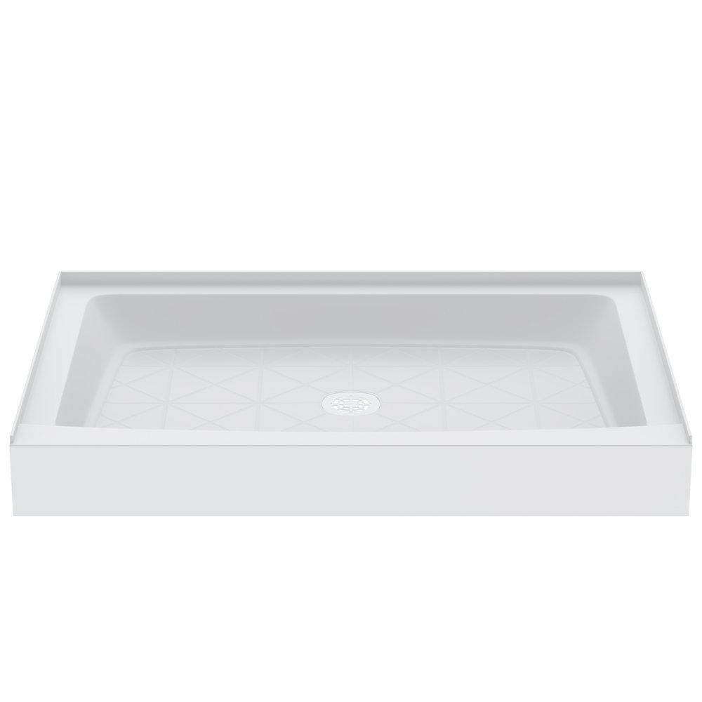 PROFLO&reg; White 34 in. Rectangle Shower Base in White 
