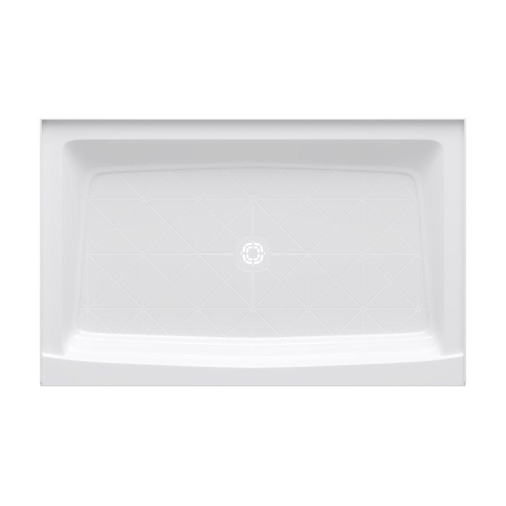 PROFLO&reg; White 34 in. Rectangle Shower Base in White 