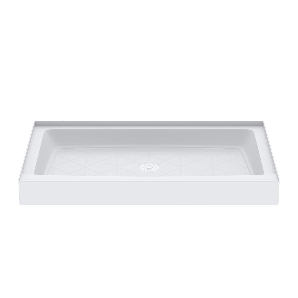 PROFLO&reg; White 34 in. Rectangle Shower Base in White 
