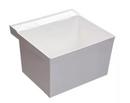 23 x 21-1/2 in. Wall Mount Laundry Sink in White