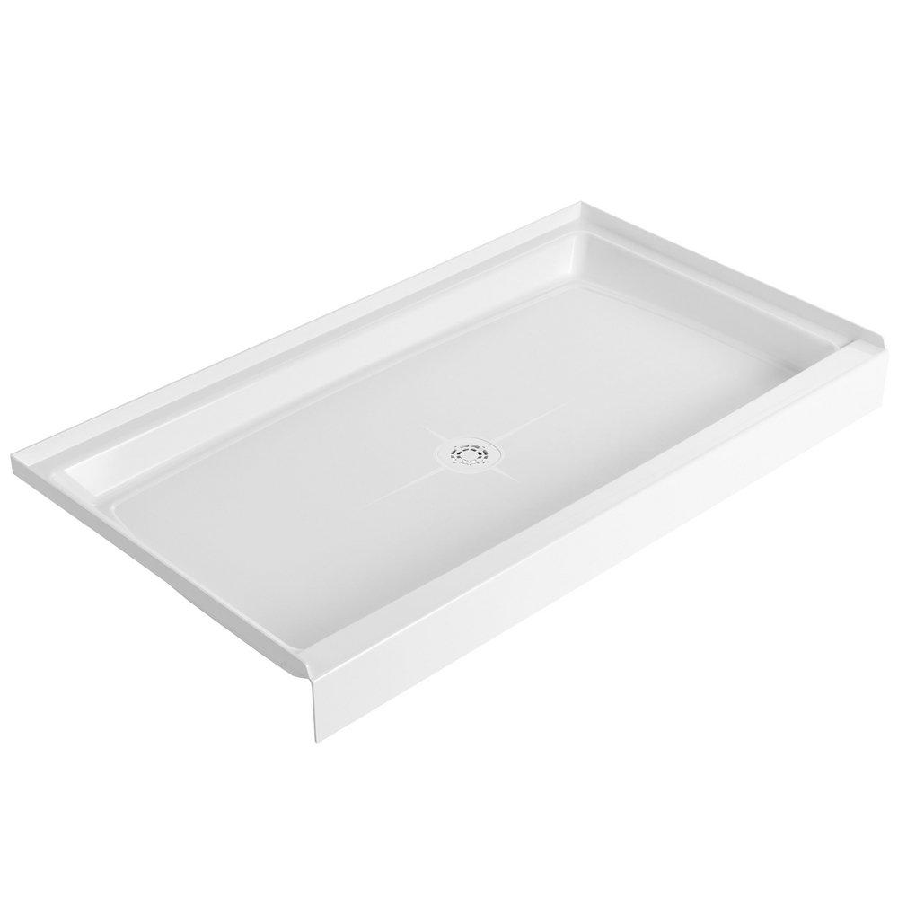 PROFLO&reg; White 34 in. Rectangle Shower Base in White 