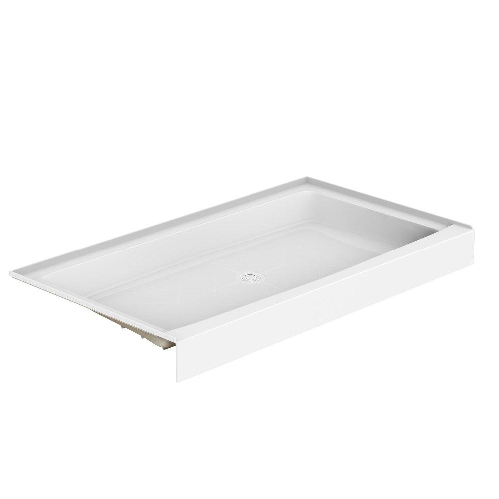 PROFLO&reg; White 34 in. Rectangle Shower Base in White 
