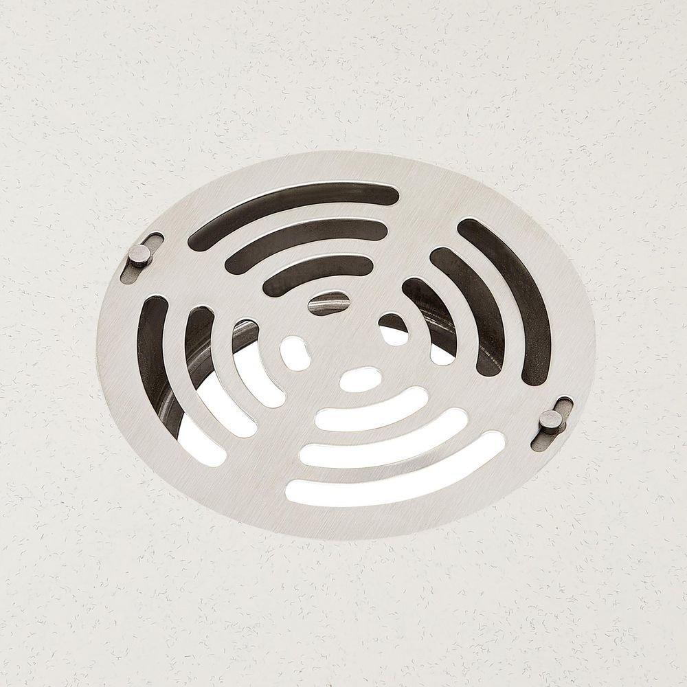 PROFLO&reg; White 24 x 24 x 10 In. Mop Basin with Stainless Steel Integral Molded Drain 