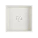 PROFLO&reg; White 24 x 24 x 10 In. Mop Basin with Stainless Steel Integral Molded Drain 