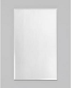 26 x 16 in. Flat Beveled Edge Mirror Cabinet with Door