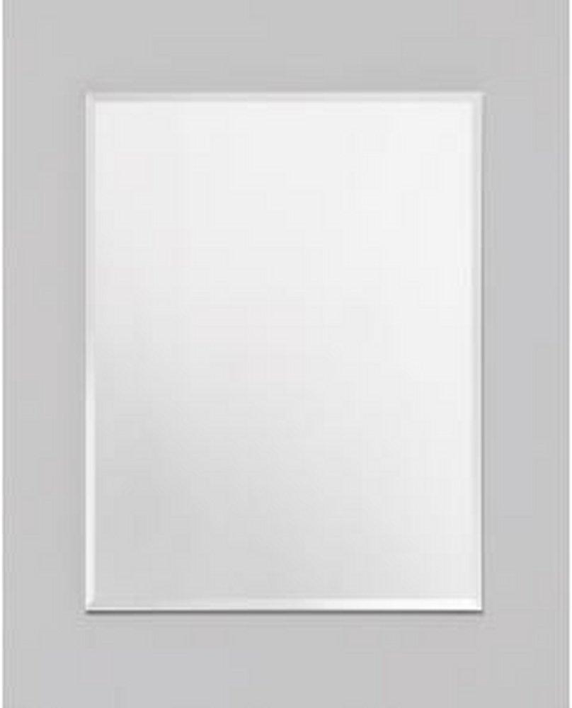 Robern Satin Anodized Aluminum 26-1/8 in. Surface Mount and Recessed Mount Medicine Cabinet 
