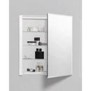 Robern Satin Anodized Aluminum 26-1/8 in. Surface Mount and Recessed Mount Medicine Cabinet 