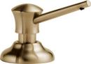 13 oz. Deck Mount Plastic Soap and Lotion Dispenser in Brilliance® Champagne Bronze