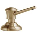 13 oz. Deck Mount Plastic Soap and Lotion Dispenser in Brilliance® Champagne Bronze