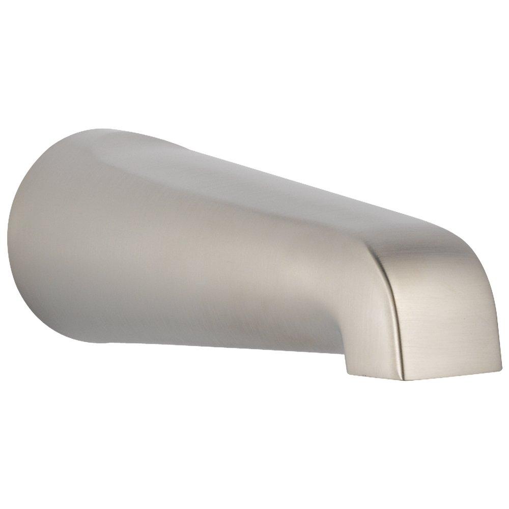 Delta Faucet Brilliance&reg; Stainless 1/2 x 7 in. IPS Zinc Tub Spout 