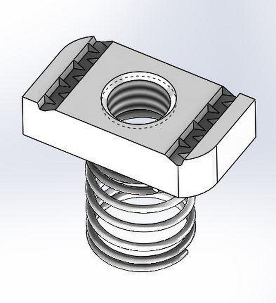 Empire Industries Zinc Spring Nut 