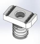 Empire Industries Zinc Spring Nut 