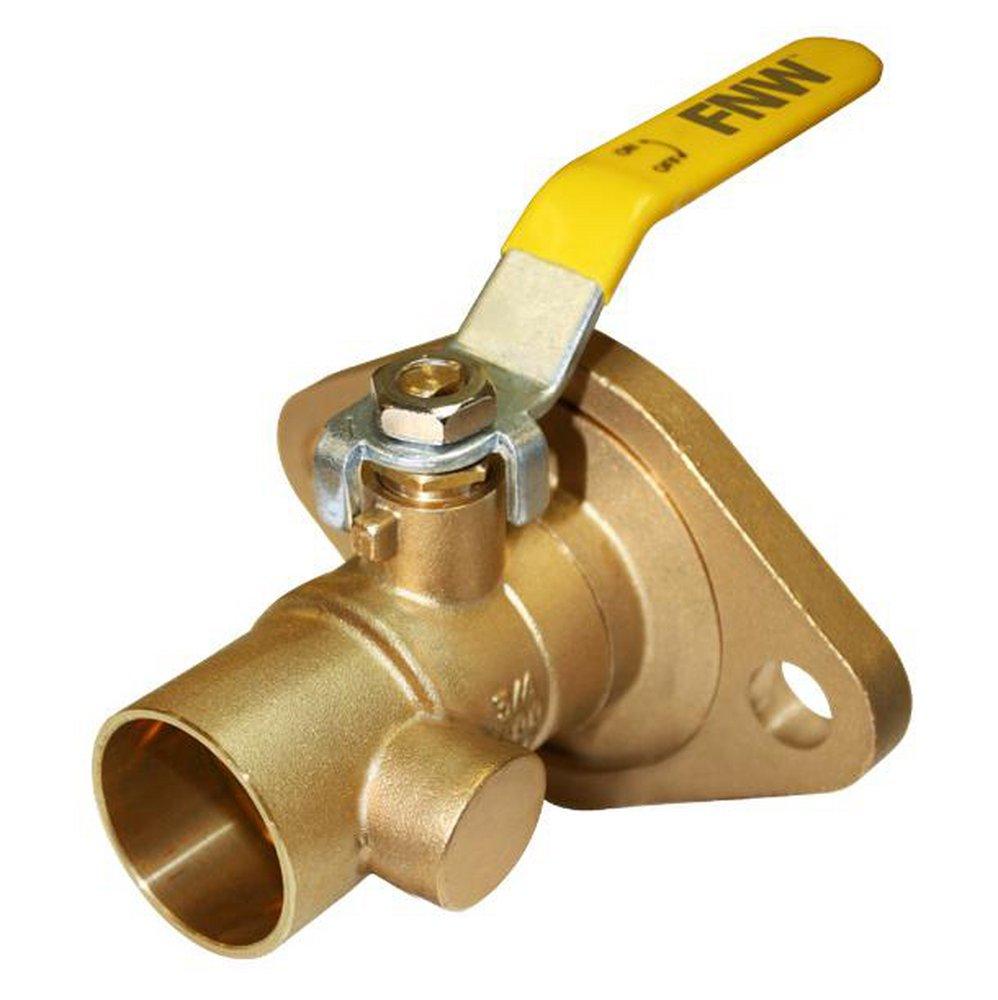 FNW&reg; DZR Brass Full Port Sweat 600# Ball Valve 