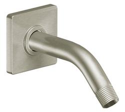 8 in. Shower Arm and Flange in Brushed Nickel