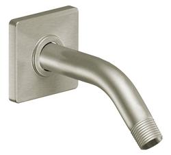 8 in. Shower Arm and Flange in Brushed Nickel