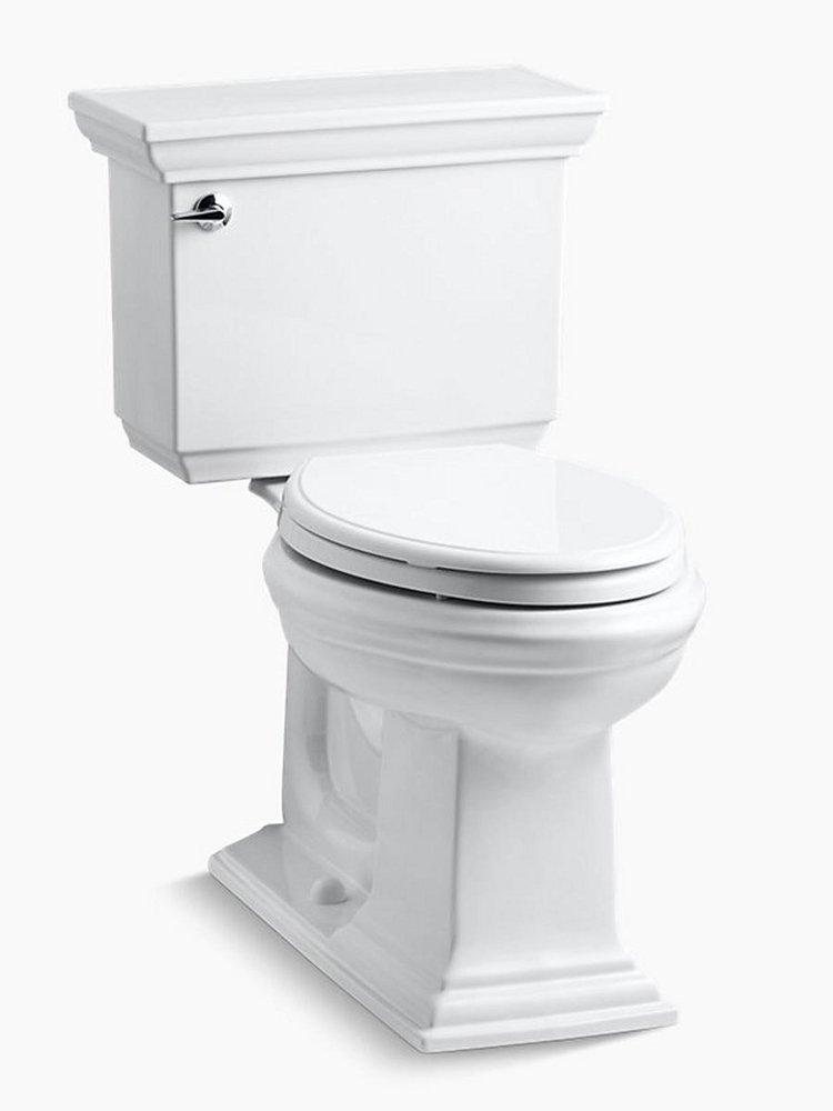 KOHLER White 1.6 gpf Elongated Toilet 