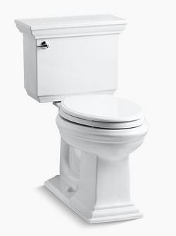 1.6 gpf Elongated Two Piece Toilet in White