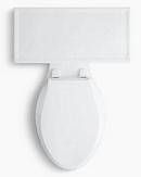 KOHLER White 1.6 gpf Elongated Toilet 