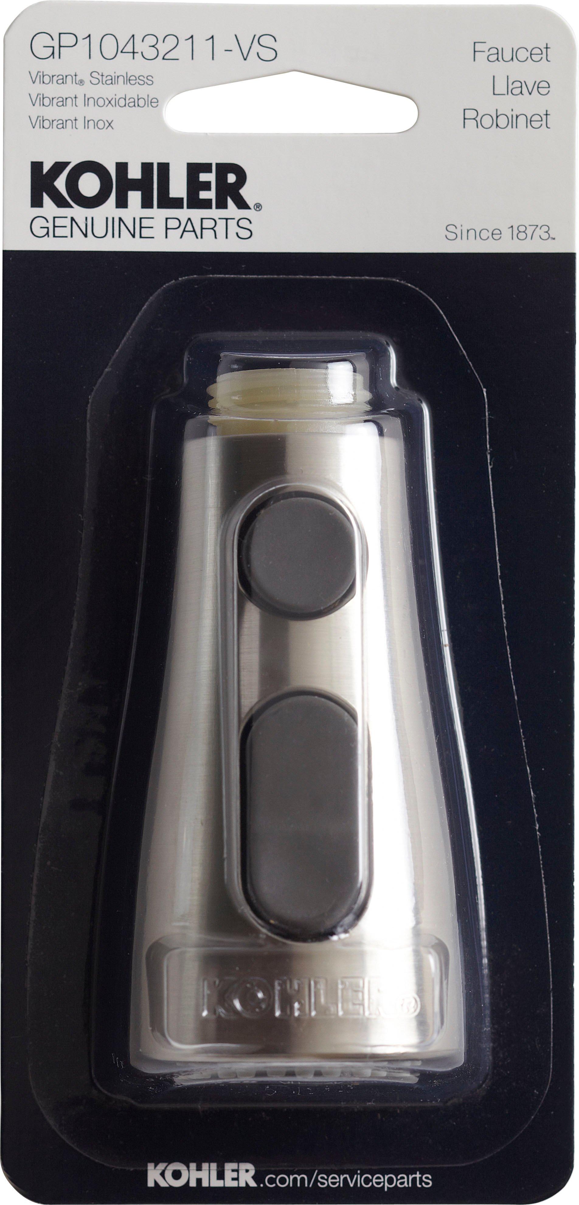 KOHLER Vibrant Stainless Plastic Spray Head 