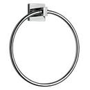 Round Closed Towel Ring in Polished Chrome