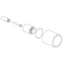 Thermostat Valve Extension Kit in Brushed Nickel