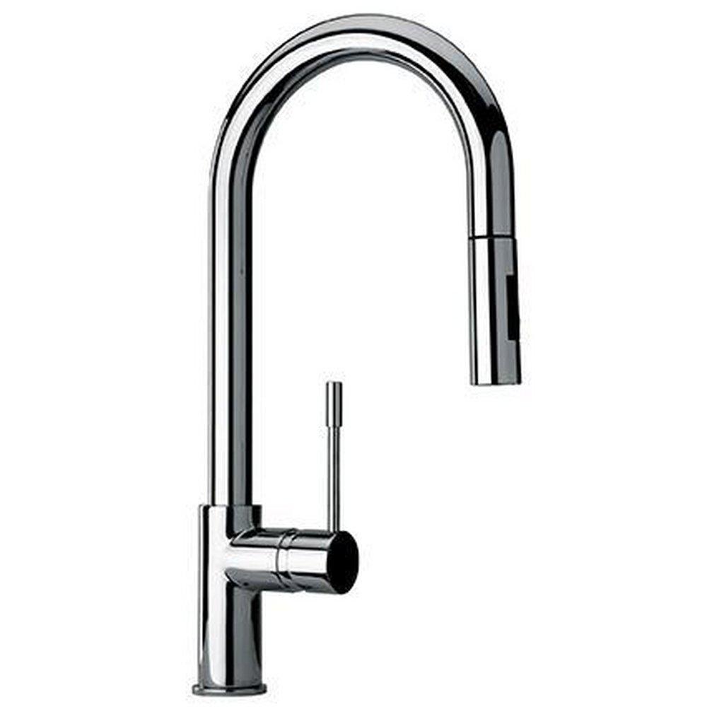 Fortis Polished Chrome Single Handle Pull Down Kitchen Faucet 