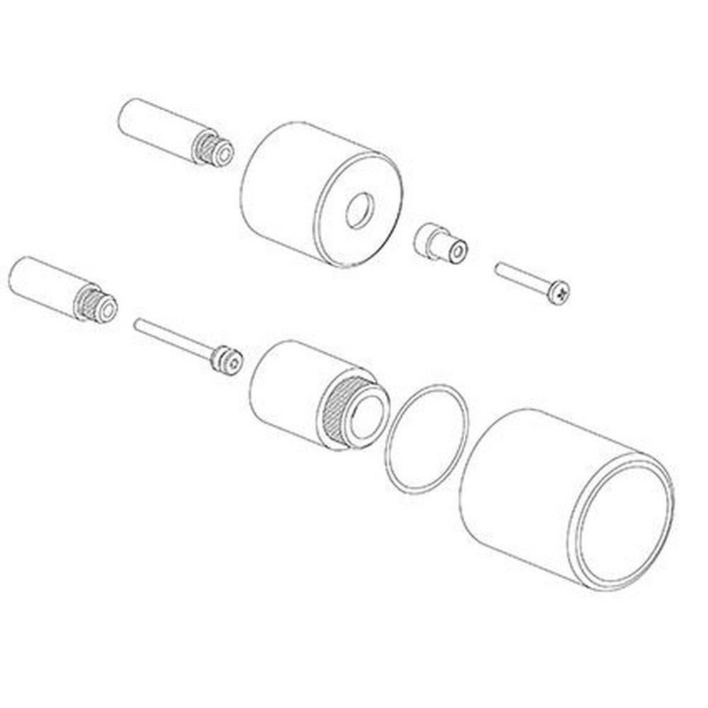 Fortis Brushed Nickel 1/2 in. NPT Repair Kit 