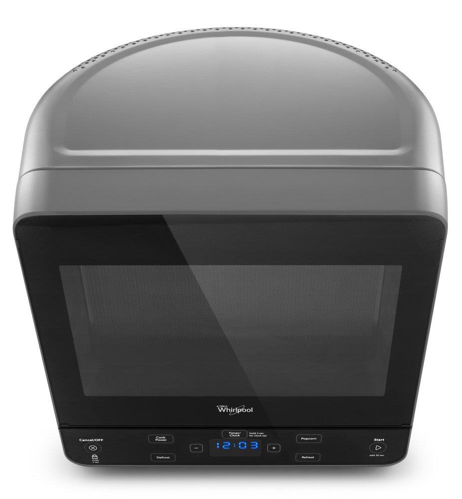Whirlpool Silver 0.5 cu. ft. 750 W Countertop Microwave 