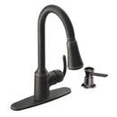 Moen Mediterranean Bronze Single Handle Pull Down Kitchen Faucet 