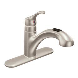 Single Handle Pull Out Kitchen Faucet in Spot Resist&trade; Stainless