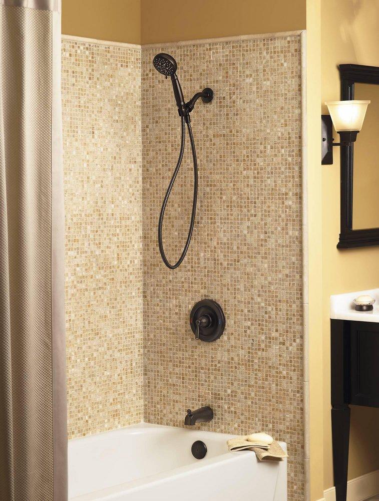 Moen Spot Resist&trade; Brushed Nickel Single Handle Single Function Bathtub & Shower Faucet 