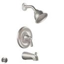 Moen Spot Resist&trade; Brushed Nickel Single Handle Single Function Bathtub & Shower Faucet 