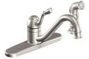 1.5 gpm Single Lever Handle High Arc Kitchen Faucet in Spot Resist Stainless Steel