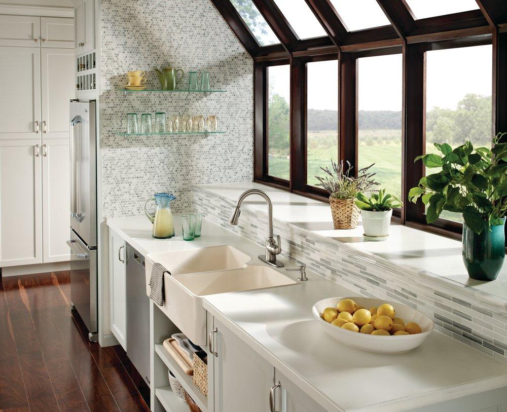 Moen Spot Resist Stainless Single Handle Pull Down Kitchen Faucet 