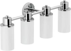 4 Light 400W Bath Globe Light Polished Chrome