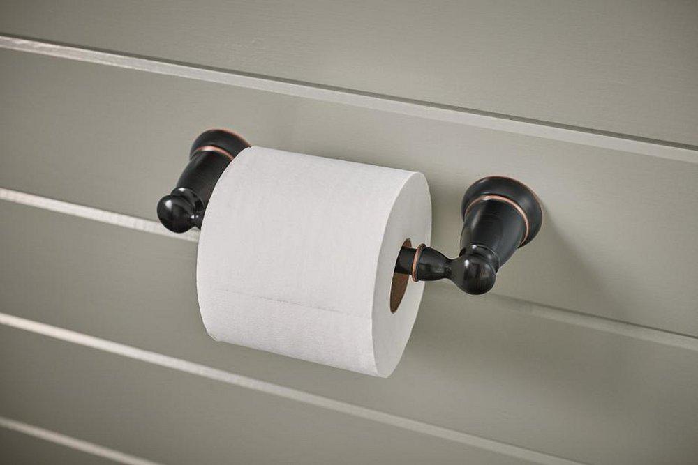 Moen Mediterranean Bronze Wall Mount Toilet Tissue Holder 