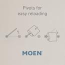 Moen Polished Chrome Pivoting Toilet Tissue Holder 