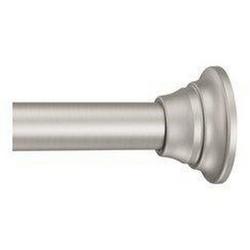72 in. Secure Mount Shower Rod in Brushed Nickel