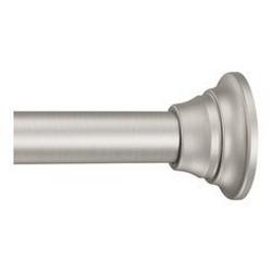 72 in. Secure Mount Shower Rod in Brushed Nickel