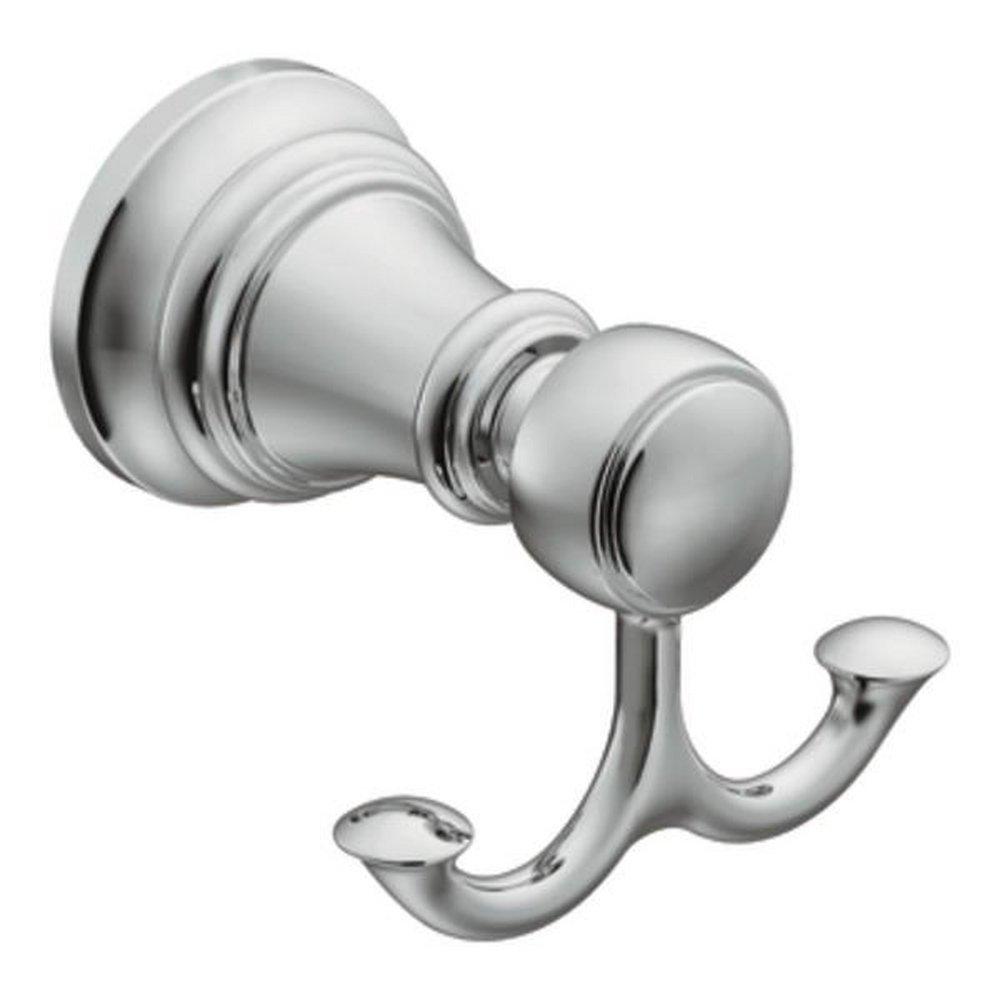 Moen Polished Chrome 2 Robe Hook 