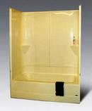 Warm Rain White 60 x 30 in. Tub & Shower Unit 