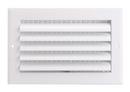 12 x 4 in. Ceiling & Sidewall Register in White 1-way Aluminum
