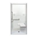 Aquarius Industries White 39 x 39 in. ADA Transfer Shower Stall 