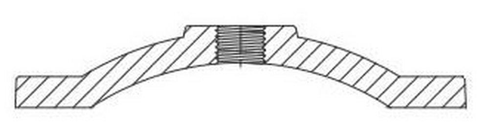 Tyler Union Blind Ductile Iron C110 Full Body Flange 