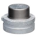 4 X 2-1/2 Galvanized Grooved X Thread Concentric Reducer 52 