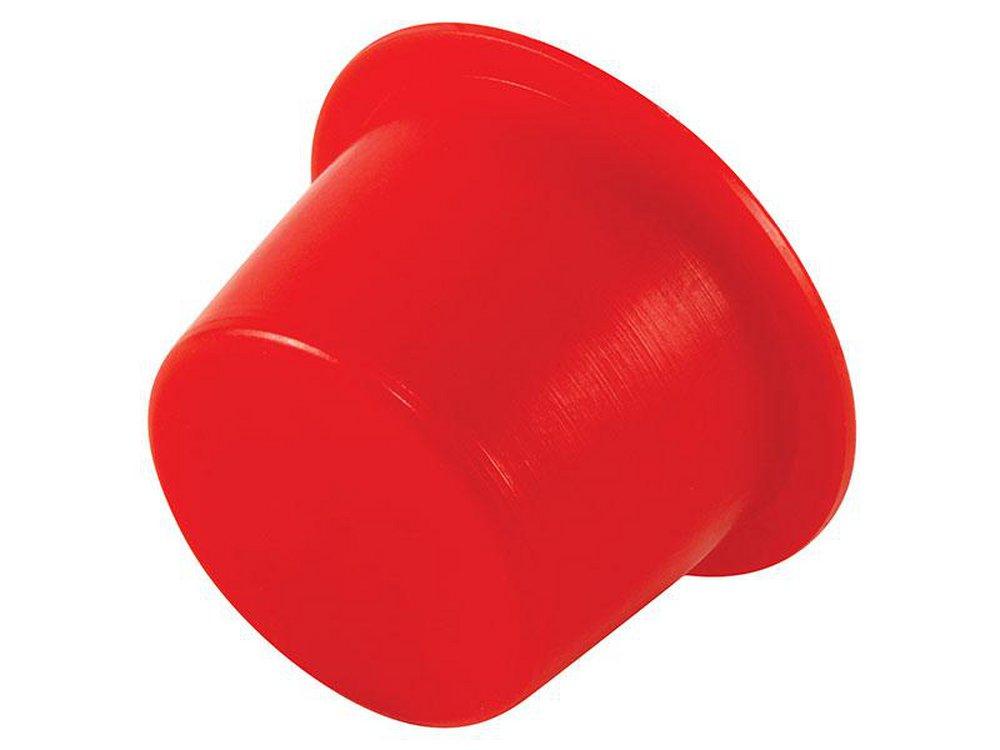Red FPT LDPE and Thermoplastic Tapered Cap in Red 